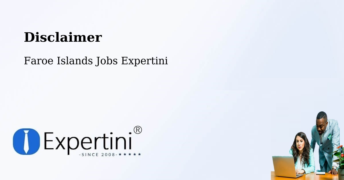 Disclaimer – Vágur - Faroe Islands Jobs Expertini