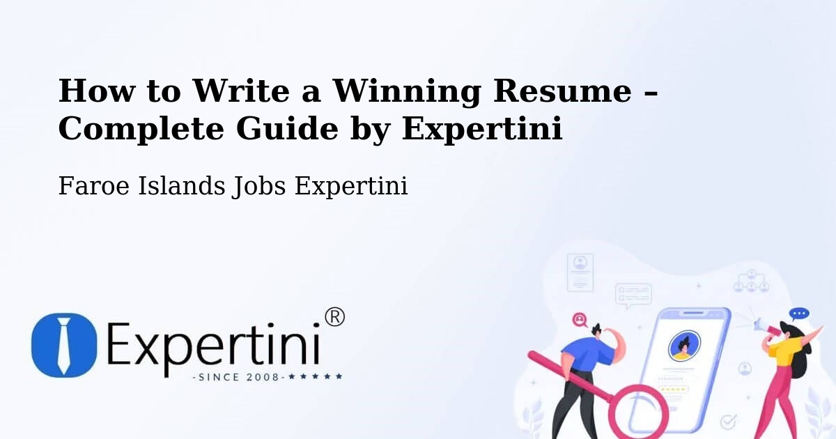 Resume Writing Guide for Job Seekers – Vágur - Vágur, Faroe Islands Jobs Expertini