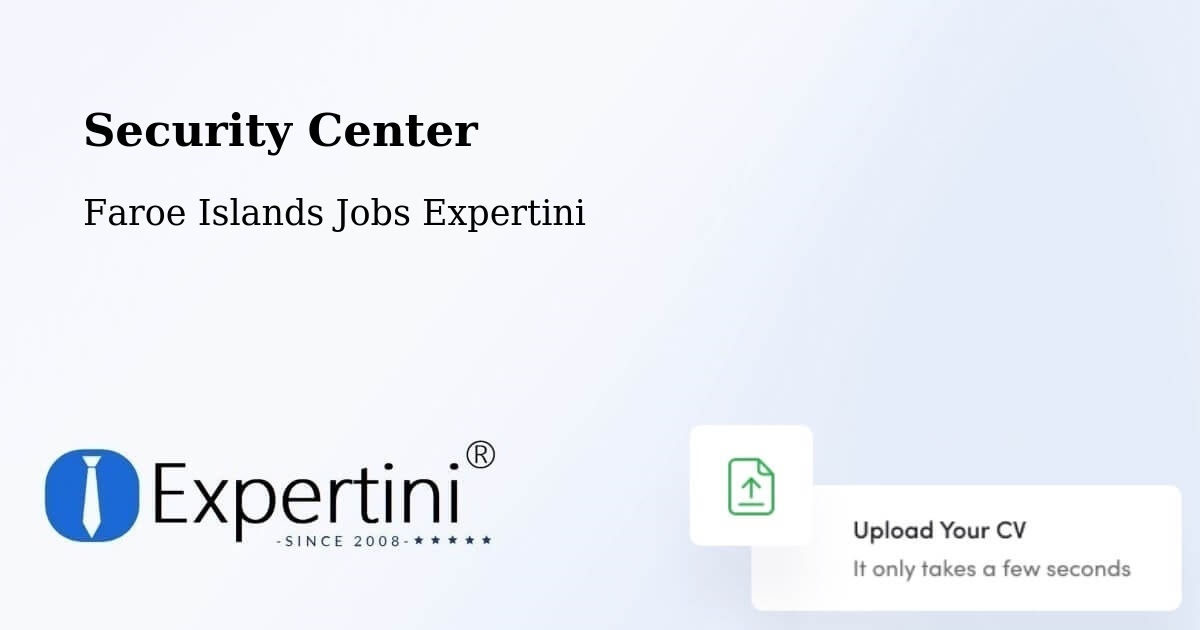 Security & Compliance – Vágur - Faroe Islands Jobs Expertini